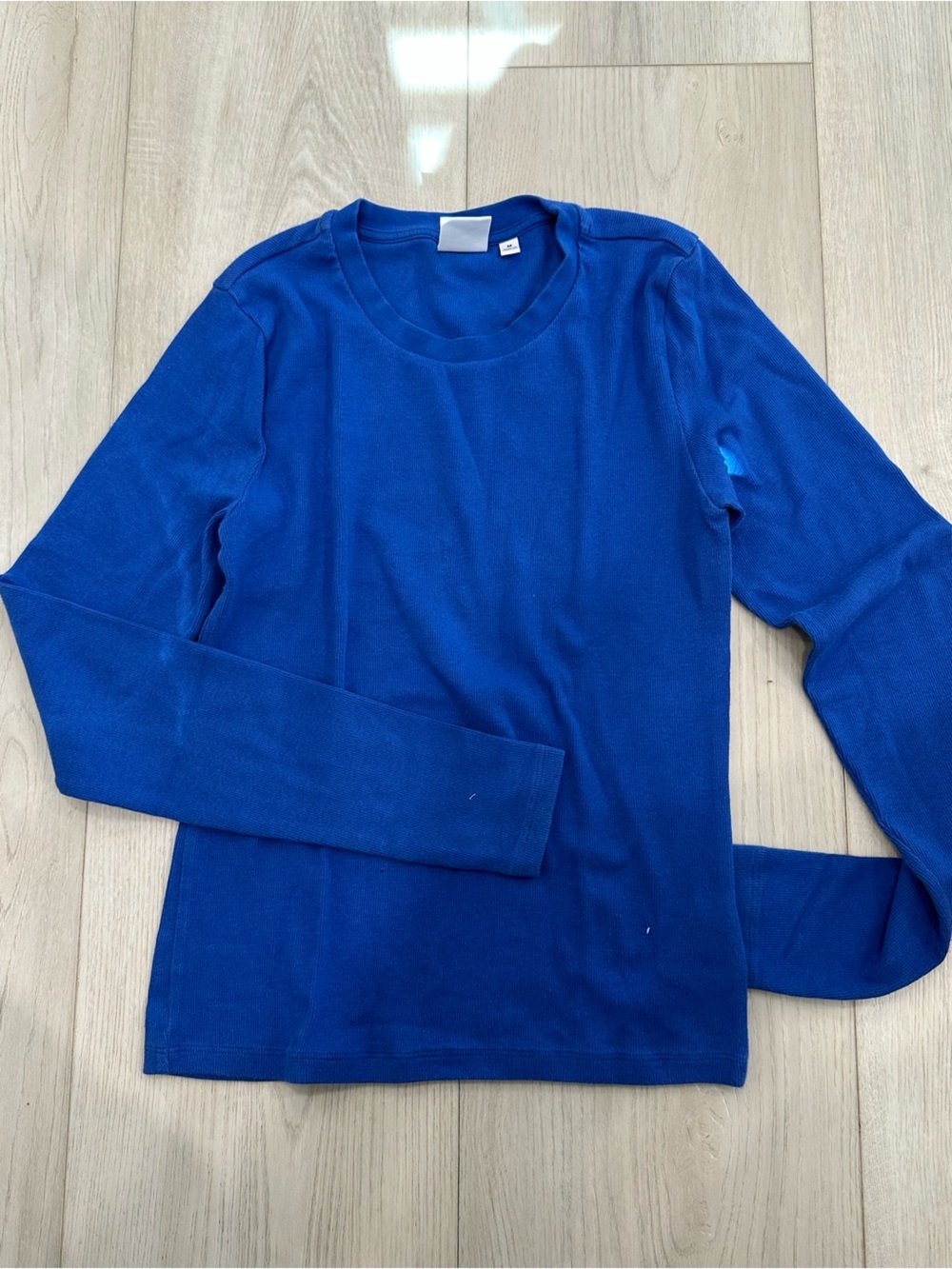 TNA Royal Blue Long Sleeve Crewneck Top